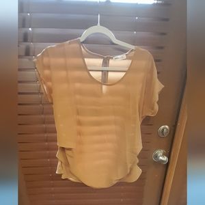 Doublju🍀 tan blouse M